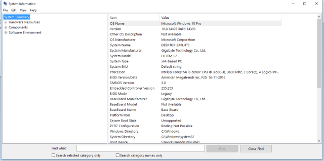 Find Motherboard Using System Information