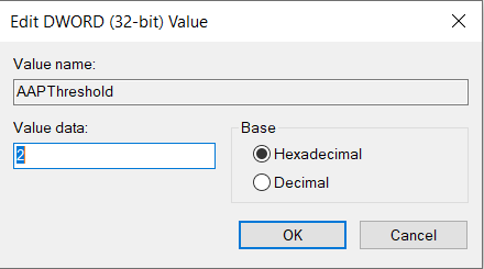change laptop touchpad sensitivity using registry editor