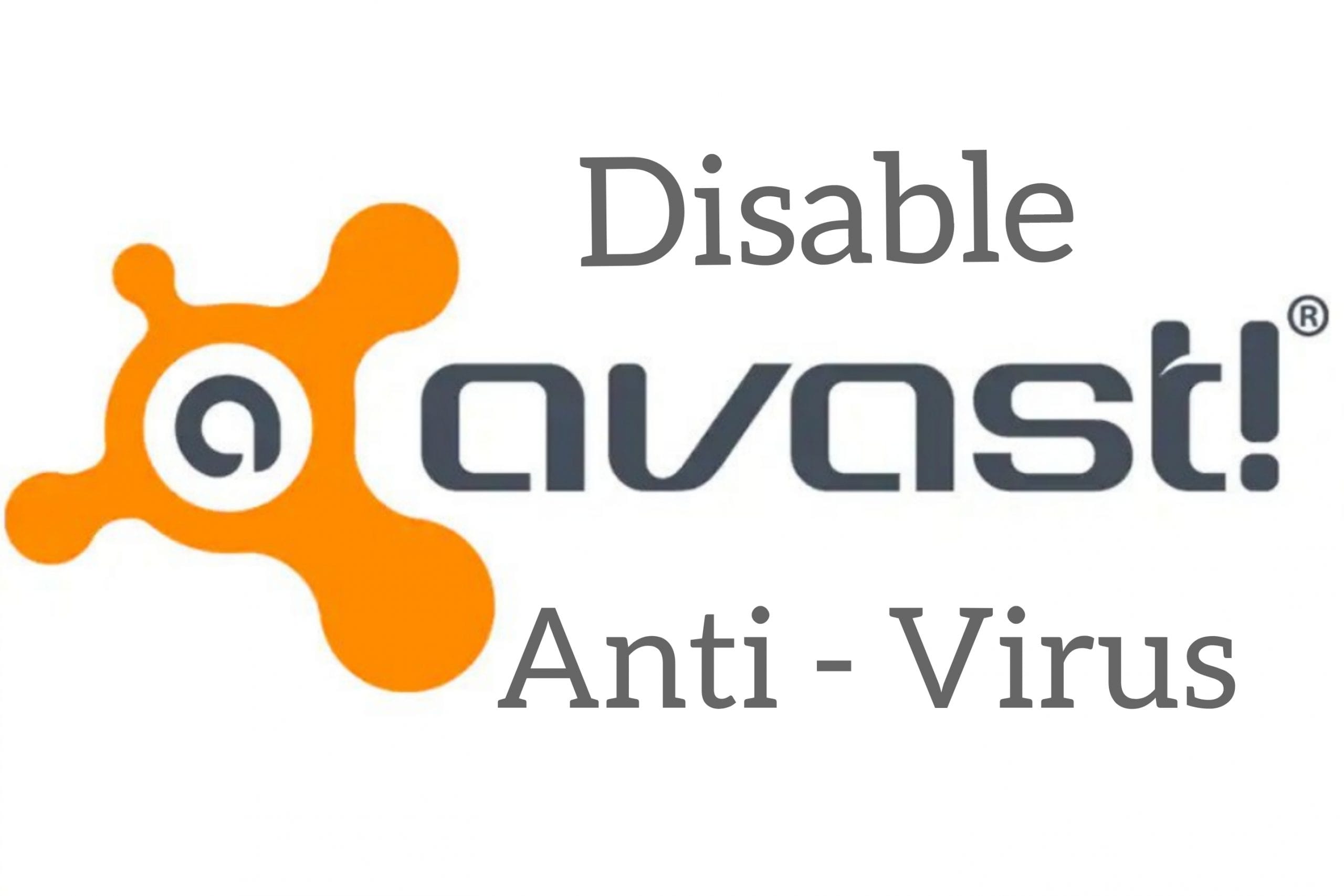 disable avast antivirus