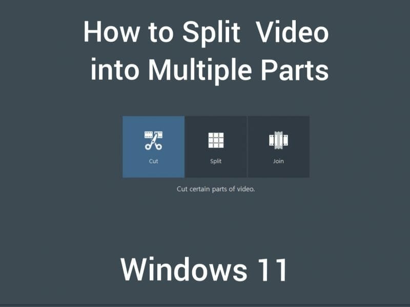 Split Video into Multiple parts