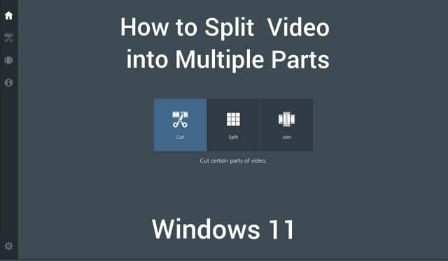 Split Video into Multiple parts