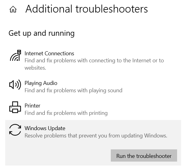 troubleshoot