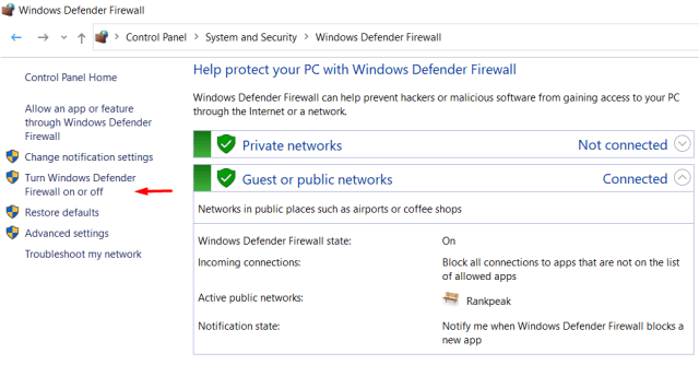 windows defender for remote devices wont accept the connectionwindows defender for remote devices wont accept the connection